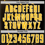 Gold-White Lightning Soccer Custom Uniform Black Sublimation Jersey Sports Gold-White Lightning Soccer Custom Uniform Black Sublimation Jersey Sports