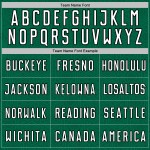 Jersey Shape Sublimation Uniform Green Geometric Soccer Kelly White-Black Custom Sports Jersey Shape Sublimation Uniform Green Geometric Soccer Kelly White-Black Custom Sports