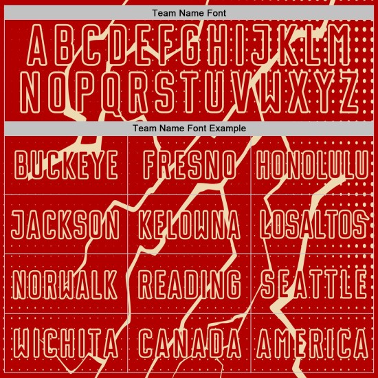 Sublimation Uniform Cream Lightning Custom Jersey Sports Red Soccer Sublimation Uniform Cream Lightning Custom Jersey Sports Red Soccer